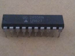 UC2855BN . UC2855 . PDIP20 , POWER FACTOR CONTROLLER integrated IC , dual in-line 20 pins dip plastic package. Electronic Component