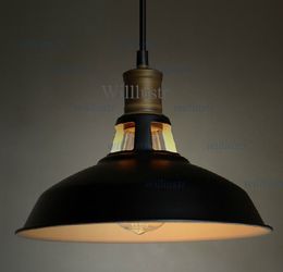 metal shade pendant loft lamp Northern Europe style edison chandelier filament bulb suspension lighting dinning room foyer light