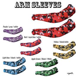 2018 New Compression arm sleeve sport baseball football basketball camouflage arm warmers