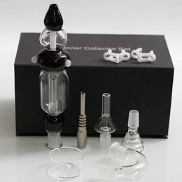 In stock Nectar Collector Kit Micro NC Glass titanium nail Nectar Pipe Titanium Nail smoking water pipe Nectar Collector kit 2.0