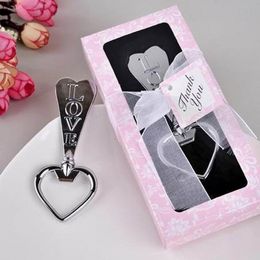 Free shipping 100pcs Stainless steel Love Heart-Shaped Bottle Opener Wedding Favor Party Favor Gift Xmas Kitchen Tools