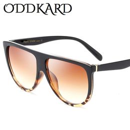 ODDKARD New Brand Eleganti occhiali da sole da uomo e da donna Flat Top Fashion Designer Occhiali da sole semi rotondi Oculos de sol UV400
