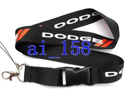 New 10pcs DODGE car Logo Lanyard/ MP3/4 cell phone/ keychains /Neck Strap Lanyard WHOLESALE Free shipping