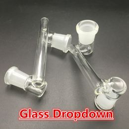 Smoking Accessories Wholesale Glass Adapter with Male to Female Joint Drop Down for Smoking Oil Rig Water Bongs Pipes