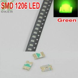 3000pcs/reel SMD 1206 (3216)Jade green LED Lamp Diodes Ultra Bright