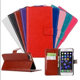 For iPhone 7/iPhone 7 plus Wallet Leather Flip Case Hybrid Back Cover DHL