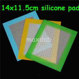tools 100pcs Silicone Wax Mats Square sheets pads mat barrel drum 26ml silicon oil container dabber tool for glass bong nector