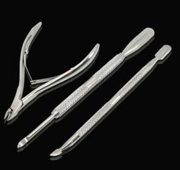 160sets Stainless Steel Nail Files Nail Tool Nail Tools Nails Cuticle Nipper Nail Art Spoon Cuticle Pusher Remover Cutter Clipper