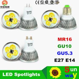 50% Sale Off + 9W 12W 15W Led Spot Bulbs Light E27 E26 B22 MR16 GU10 Led Dimmable Lights Lamp AC 110-240V 12V