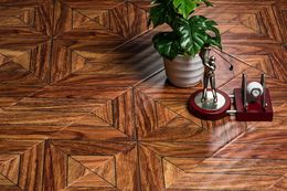 yellow Colour rosewood engineered wooden flooring hardwood parquet tile medallion inlay border wall cladding wallpaper rugs carpet inner decoration marquetry