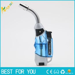 new hot gf8631 refillable gas lighters creme brulee torch jet lighter torch lighters flame welding gun refillable lighter