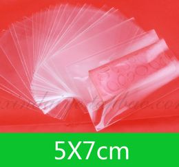 New OPP Open top Bag (5x7cm) for retail or wholesaleJewelry DIY clear bags 500pcs/lot free shipping