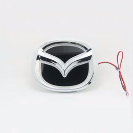 Car Styling Special modified white Red Blue 5D Rear Badge Emblem Logo Light Sticker Lamp For Mazda 6 mazda2 mazda3 mazda8 mazda cx218H