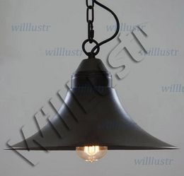 Black color metal shade loft pendant lighting bar living room dinning room edison American industrial style