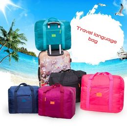 Travel Luggage Bag Big Size Folding Carry-on Duffle bag Foldable Pouch waterProof Women Travel Bags free shipping