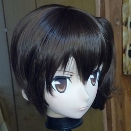 Full Head Anime KIG Mask Cosplay Kigurumi with WIG Classic Halloween Fetish Crossdresser in Party Masks