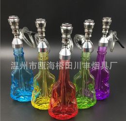 Creative exquisite violin jug of filtered water pipe smoking pipe metal fittings