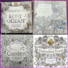 Secret Garden Coloring Books Relieve Stress For Kids Adult Fantasy Dream Painting Drawing Kill Time Book 25cm X UK