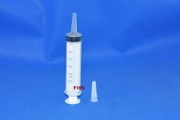 Big Mouth Plastic 50ml Syringes Dispensed Liquid Dispensing ink for Enemas Plus Dust Jacket