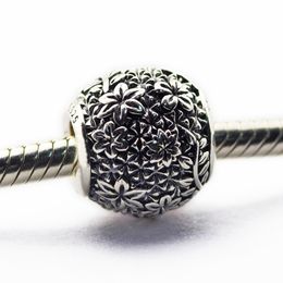 New 925 Sterling Silver beads Epcot Flower and Garden Festival Fits for Pandora Charms Bracelets DIY Jewellery 2016 Spring Jewellery wholesale