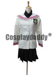 Generic Japanese Anime School Girl Uniform Clannad Fuko Ibuki Cosplay Costume