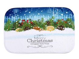 40*60cm Snowflake Christmas Bath Mats Anti-Slip Rugs Coral Fleece Carpet For For Bathroom Bedroom Doormat Online