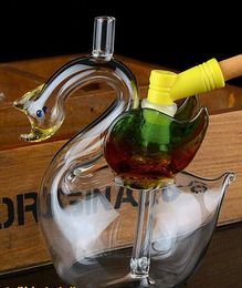 Gift glass glass swan watertight, glass bongs, glass water pipe, smoking pipe