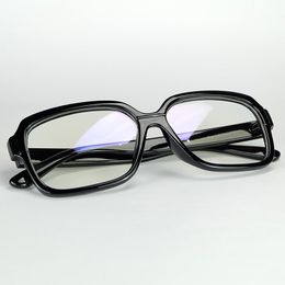 Wholesale Pure Colour Rectangle Big Frame Geek Eyewear Frames With Clear Lenses Classic Optical Framework 20pcs/Lot