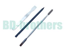 Good Quality 3 In 1 Repair Tools Rods Opening Pry Metal Tablet Disassemble Professional Mobile Phone Spudger For Phone 4 5 6 7 8 200sets/lot