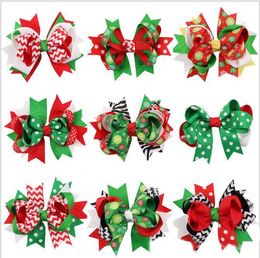 new Christmas Infant Baby Girls Princess Bow Barrettes Toddler Flower Bowknot Headbands Children Hair accessories