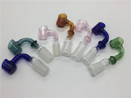 Quality Colourful Thick Glass Bowl 14mm 18mm Standard male Female Joint Tobacco bowl atcher Herb Holder Free Shipping