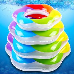 Summer Children's Inflatable Floating Swim Pool Beach Toys Kids Water Sports Swimming Laps Adult's Colourful Inflatable Floats PVC DHL/Fedex