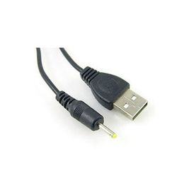-100pcs / lot USB-Ladungskabel an DC 2,5 mm bis USB-Stecker / Jack-Netzkabel