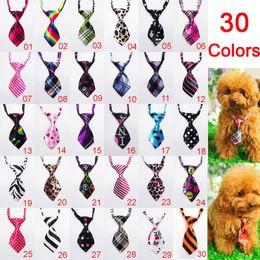Pet Dog Tie Knots Neckties Bowtie 30 Patterns Cute Dog Bow Tie Grooming Products Free Shipping ZA5414