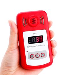 Freeshipping Portable Mini Combustible Gas Detector Analyzer Gas Leak Tester With Sound And Light Alarm Gas Leak Detector Gsm Alarm