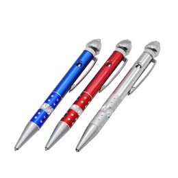 Pen Shape Smoking Pipe Disguise Pipe ( Can Write on Paper ) Metal Smoking Tobacco Pipe 130 MM Colour Random