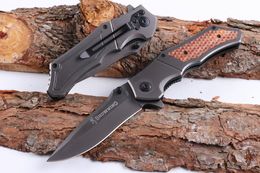 Browning 369 Titanium Tactical Folding Knife Flipper 5Cr15Mov 57HRC Flipper Outdoor Camping Hunting Survival Pocket Knife EDC Retail Box