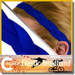 Non Slip Fashion Braided Yoga Headband Sports Elastic Braided Headband for women girl free shipping