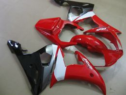 bodywork fairing kit for yamaha yzf r6 03 04 05 red black white fairings set yzf r6 20032005 ot10