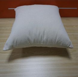 12 oz natural canvas pillow case 18x18 plain raw cotton embroidery blank pillow cover234g