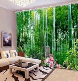 High quantity Blackout Curtain For Bedroom Living room Photo Bamboo Door Curtains