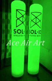 Good Quality Colourful RGB Lighting Inflatable Column LED Coloured Pillar With Logo For Event Decoraiton In Night Made In China