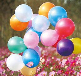 Party Decoration 12 inch quality latex round korean balloon dot blooms candy Colour birthday wedding propose party home decorating balloons