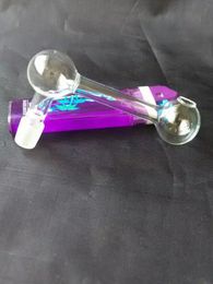 Transparent glass burner Hookah accessories , Unique Oil Burner Glass Pipes Water Pipes Glass Pipe Oil Rigs Smoking with Dropper