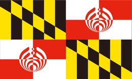 Maryland Bassnectar Flag 3ft by 5ft 100D Polyester Decorative Flags and Banners