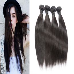 Free shipping 8A Unprocessed Indian virgin hair straight 4pcs/lot 80g/pcs natural black Colour 100% human hair bundlesfast shippin