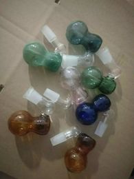 Gourd plug adapter bongs accessories   , Oil Burner Glass Pipes Water Pipes Glass Pipe Oil Rigs Smoking with Dropper Glass Bongs Accessories