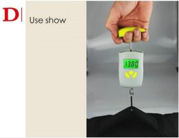 Luggage Digital Scale LCD Display Electronic Portable Suitcase Scale Travel Bag Hanging Weight Balance 50kg 0.01kg 200pcs