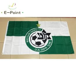 Israel Maccabi Haifa FC 3*5ft (90cm*150cm) Polyester flag Banner decoration flying home & garden flag Festive gifts