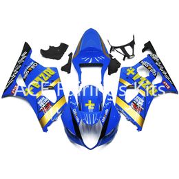 3 free gifts New Suzuki GSXR1000 K3 03 04 GSXR 1000 K3 2003 2004 Injection ABS Plastic Motorcycle Fairing Pure blue style